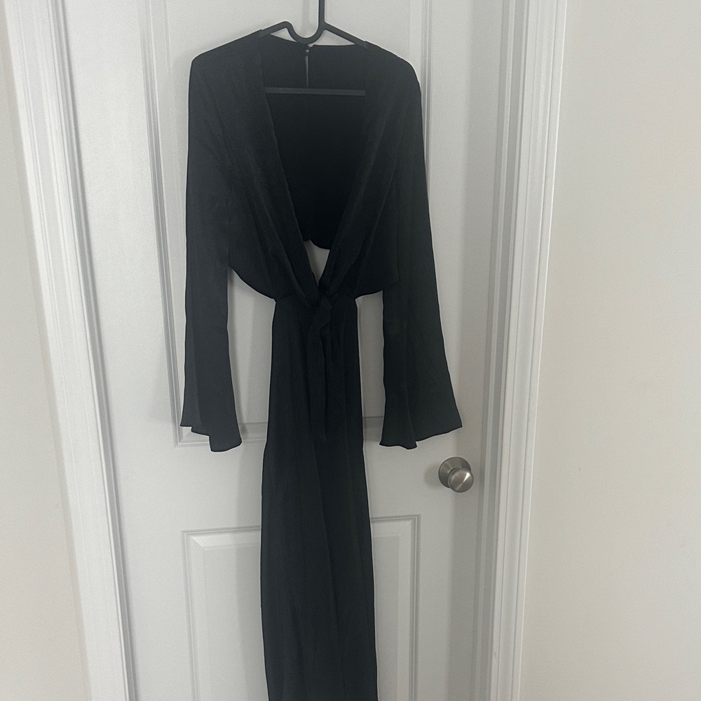 ASOS Black Midi Dress